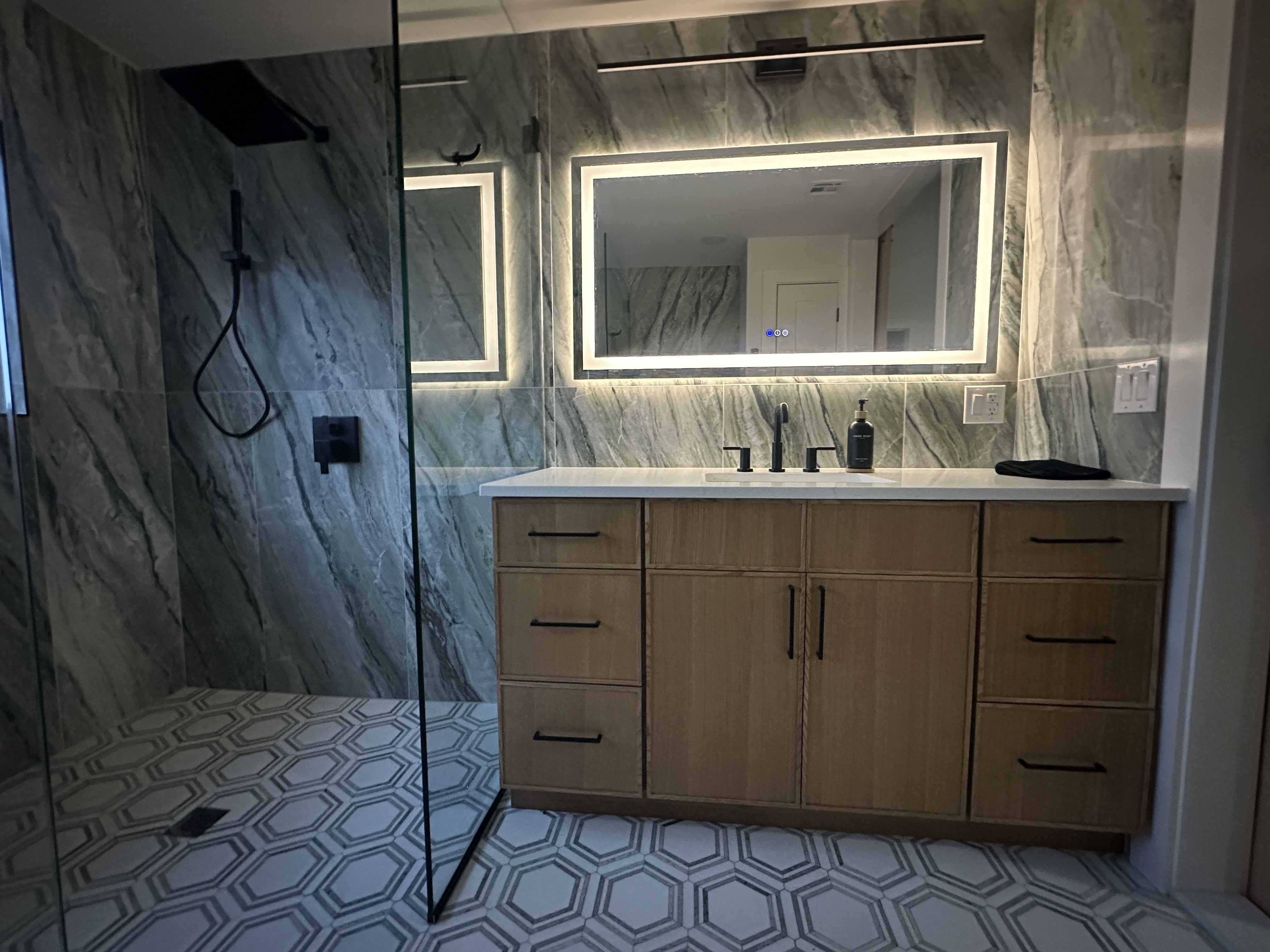 Bathroom remodel by Freedom Kitchens and Baths