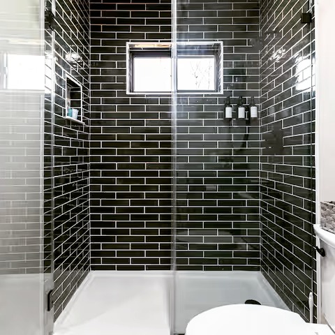 Bathroom remodel with new vanity and fixtures