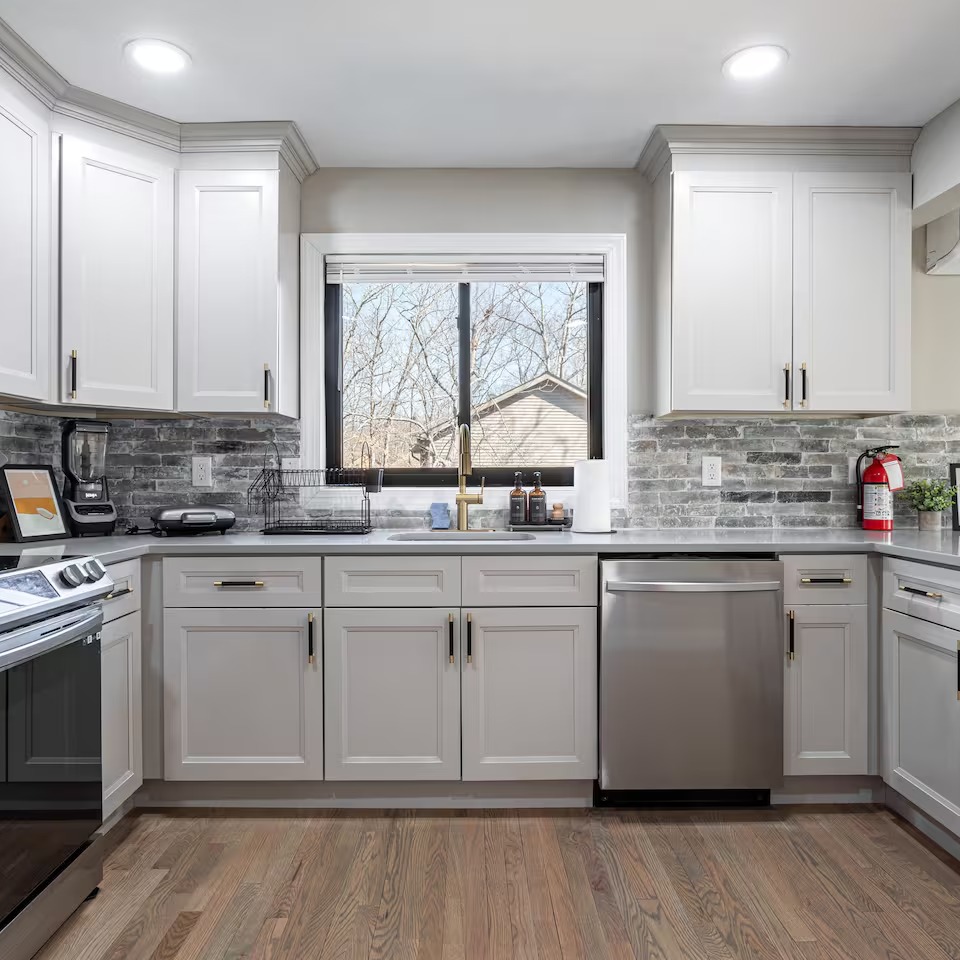 Kitchen remodel with custom cabinetry